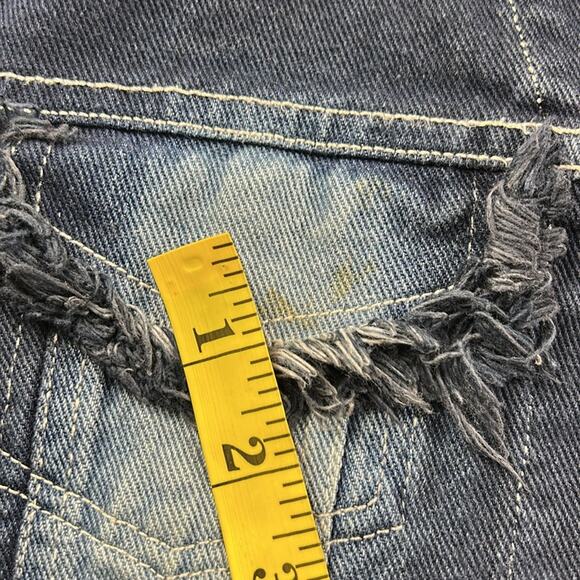 Sinha fringed denim jacket, size P or med - Picture 11 of 11